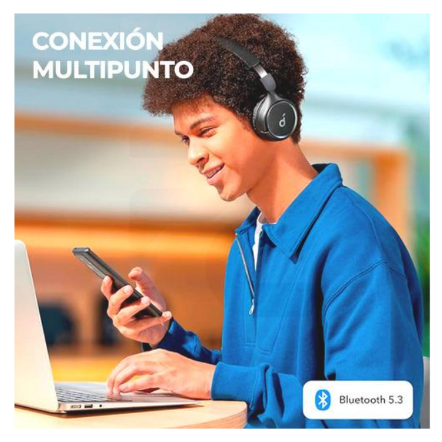 Audífonos Headset Soundcore H30i Bluetooth Negro