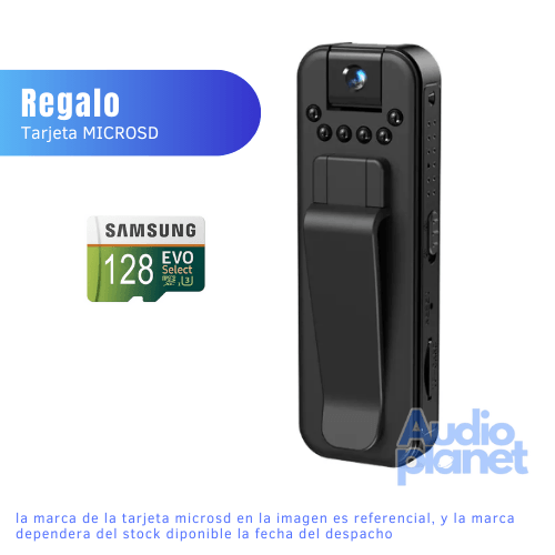 minicámara portátil HD - AudioPlanet