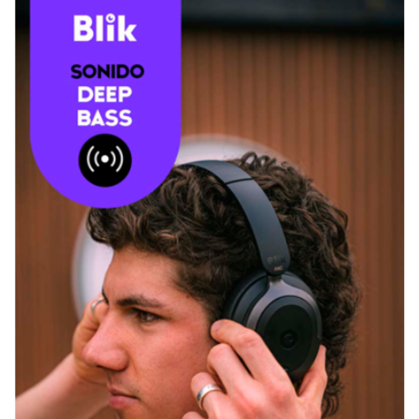 Audífono Headset Blik Soul 900, Bluetooth, ANC, Negro