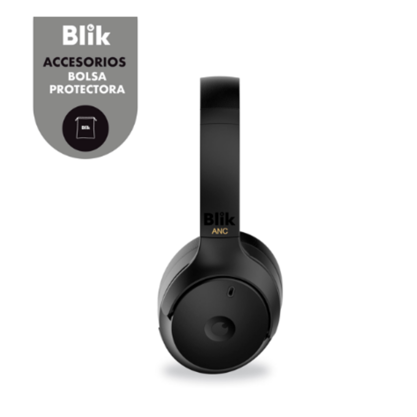 Audífono Headset Bluetooth Blik Essence 700 ANC Negro