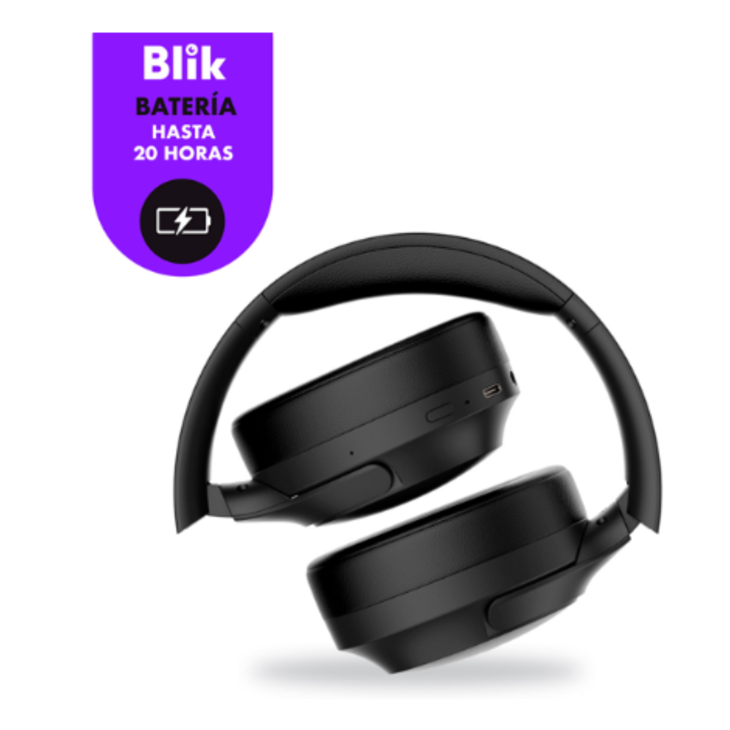 Audífono Headset Bluetooth Blik Essence 700 ANC Negro