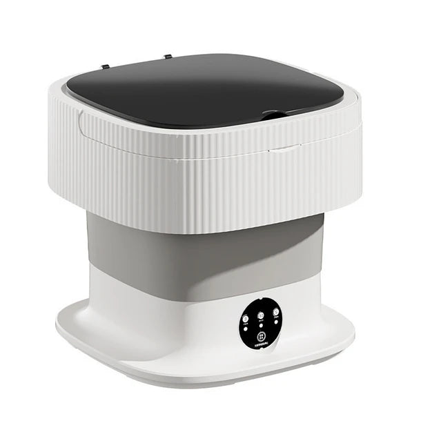 Mini Lavadora Portátil 2Kg por lavado Automática Gris