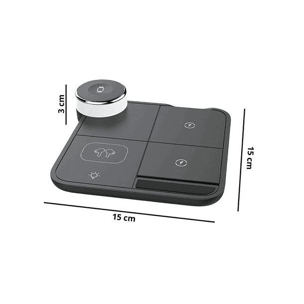 Cargador Para Teléfono Reloj AirPods (Samsung-Apple-Huawei)