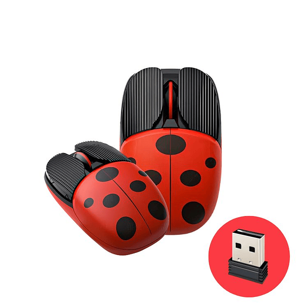 Mouse Inalámbrico Recargable Para PC Diseño Chinita