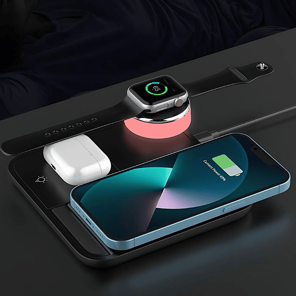 Cargador Para Teléfono Reloj AirPods (Samsung-Apple-Huawei)