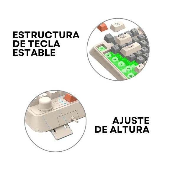 Teclado K82 + Mouse Para PC Gamer Con Luces LED RGB