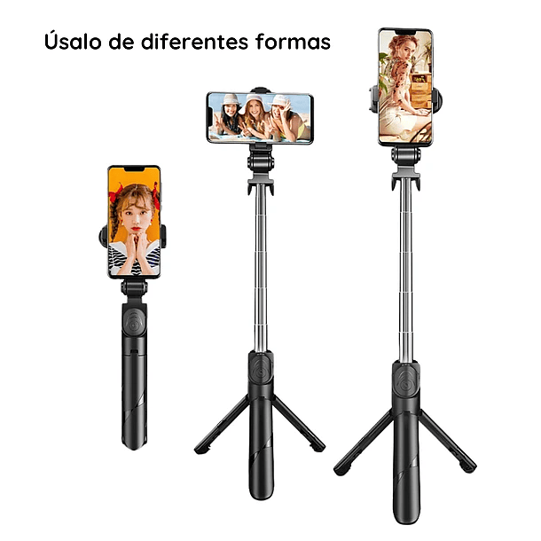 Estabilizador Trípode Selfie Stick Mando Bluetooth