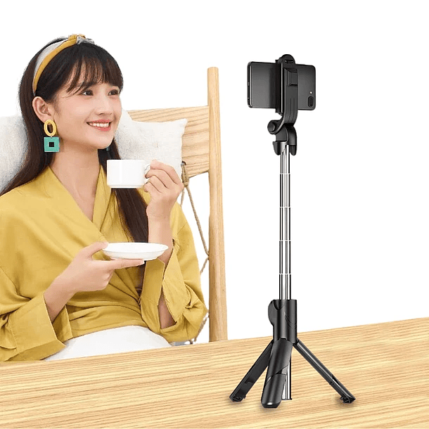 Estabilizador Trípode Selfie Stick Mando Bluetooth