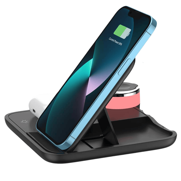 Cargador Para Teléfono Reloj AirPods (Samsung-Apple-Huawei)