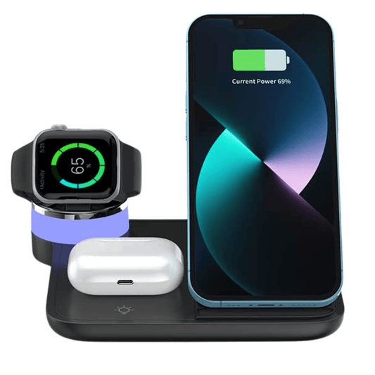 Cargador Para Teléfono Reloj AirPods (Samsung-Apple-Huawei)