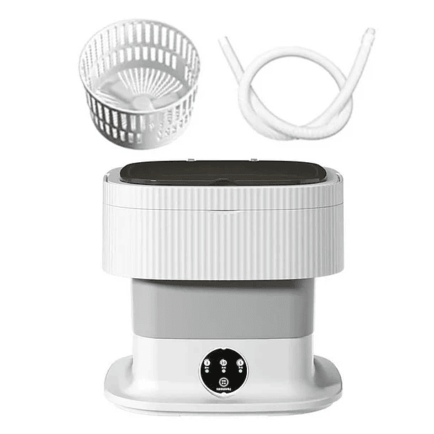 Mini Lavadora Portátil 2Kg por lavado Automática Gris