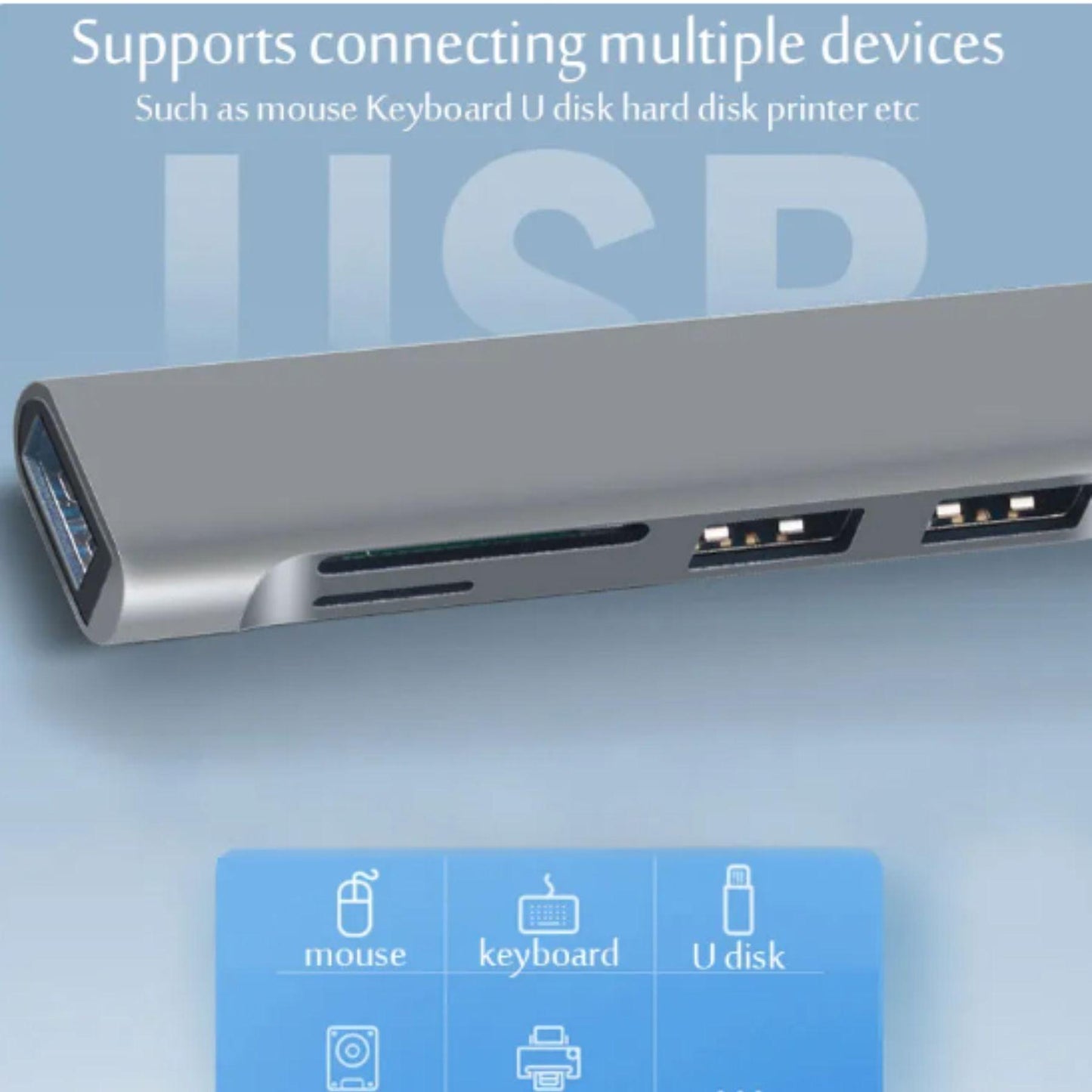 Multipuerto USB y lector de tarjetas - AudioPlanet