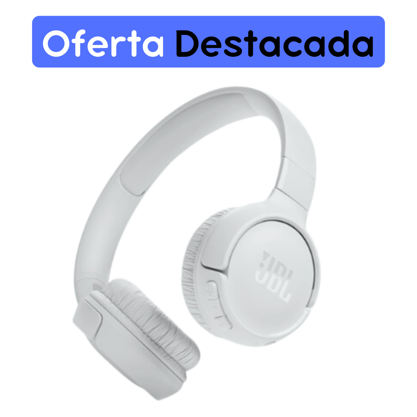 Audífonos Headset JBL Tune 520BT Bluetooth Blanco